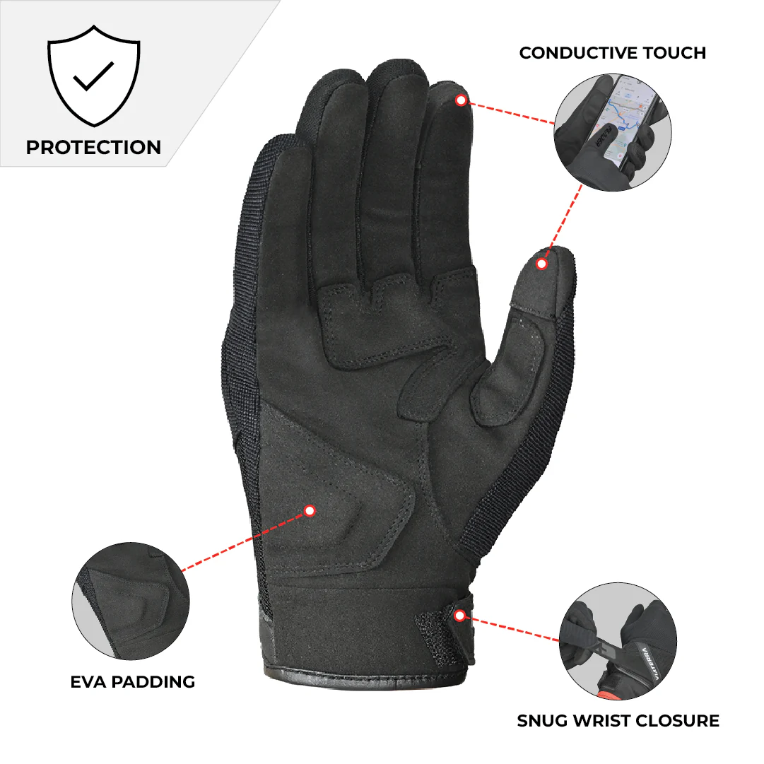 VIATERRA FENDER – DAILY USE MOTORCYCLE GLOVES FOR MEN