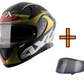 APEX CHROMTECH BLACK RED free smoke visor