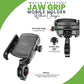 Jaw Grip Aluminium Mobile Holder - Black