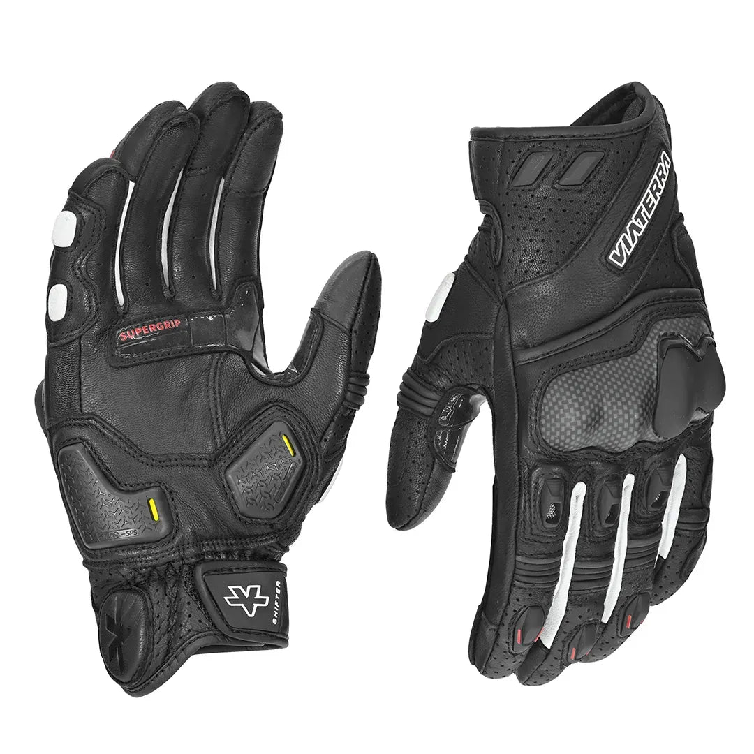 VIATERRA SHIFTER – SHORT LEATHER RIDING GLOVES