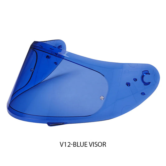 MT Helmet - V12 Pin-lock ready Visor( HD Blue )