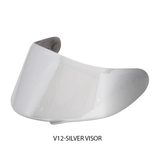 MT Helmet - V12 Pin-lock ready Visor (Silver Iridium)